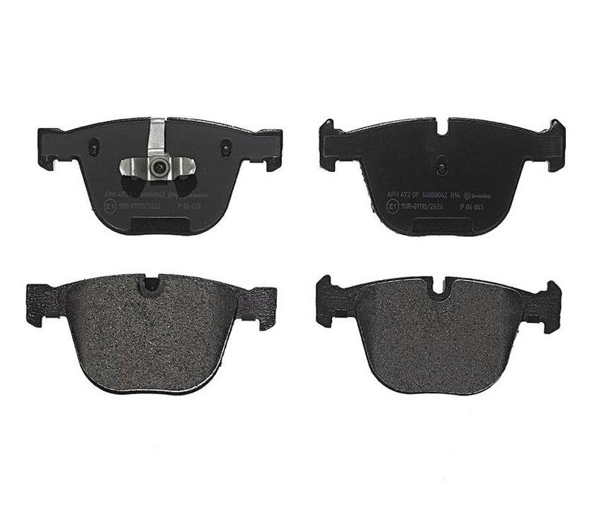 BMW Disc Brake Pad Set - Rear (Low-Met) 34216793025 - Brembo P06053